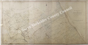 Historic plan of Hutton Bonville estate